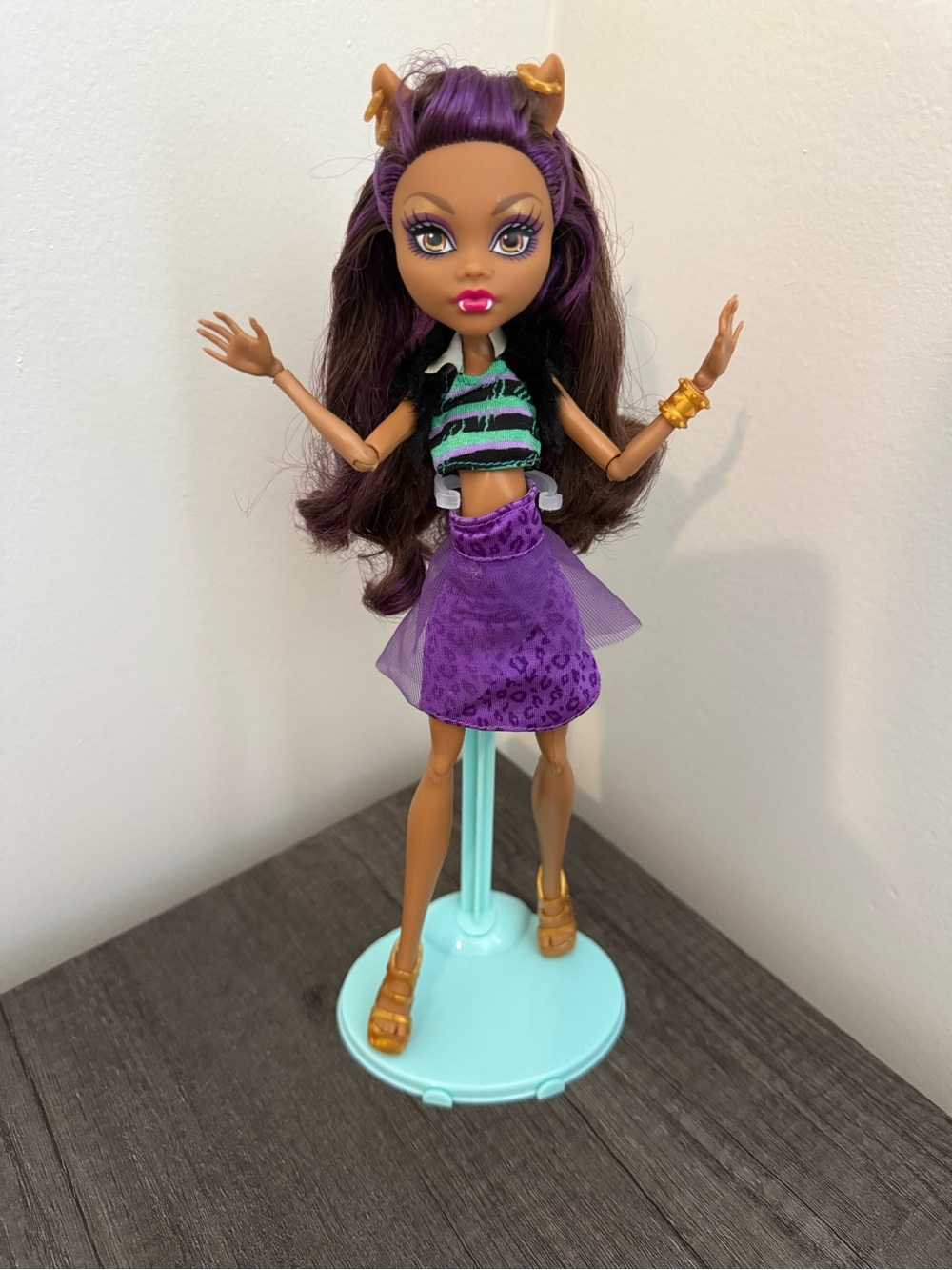 G1 Monster High Clawdeen Wolf Pack of Trouble Doll